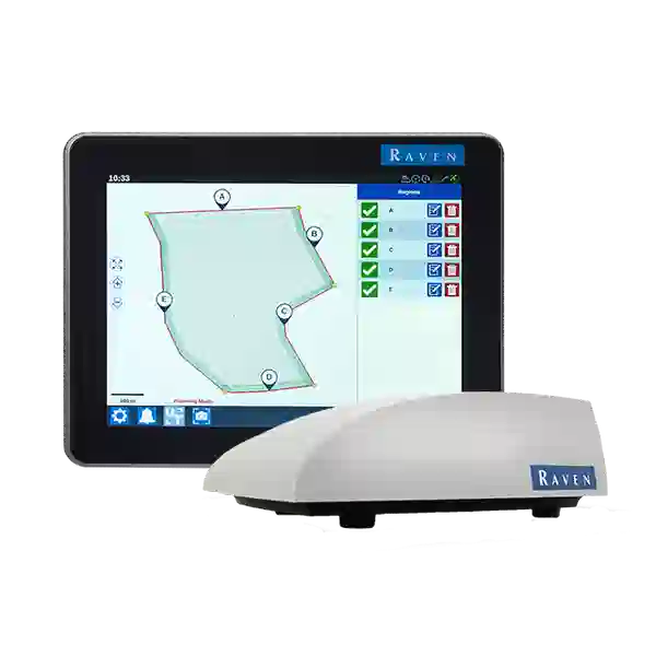 Raven-Lenksystem mit Spurführungs-Display für New Holland und Fremdfabrikate